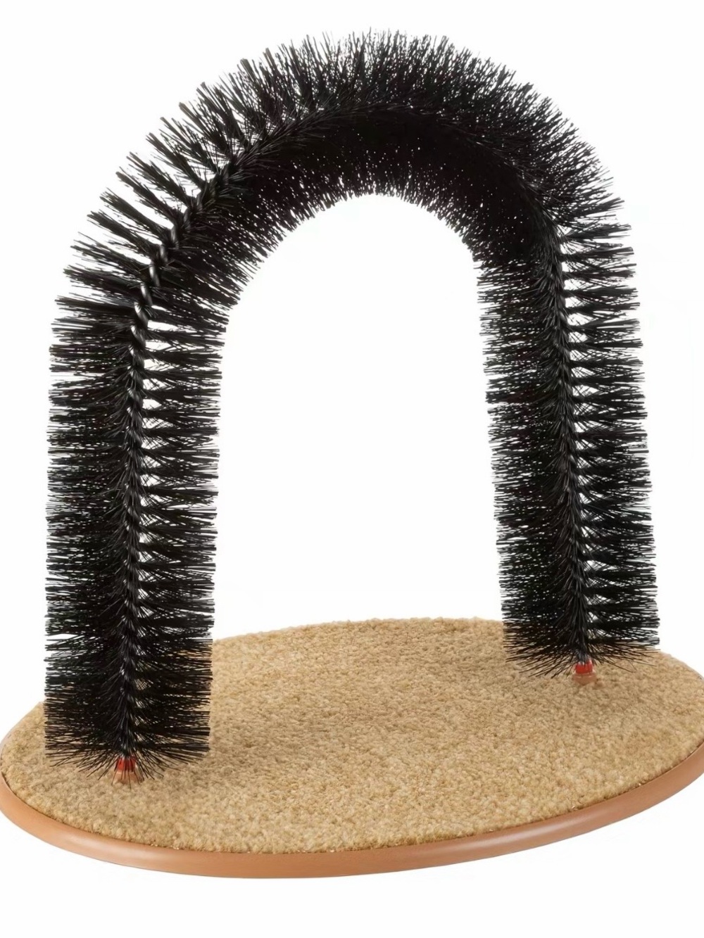 Petmaker Cat SeIf-Grooming Bristle Ring Brush Cat Arch
